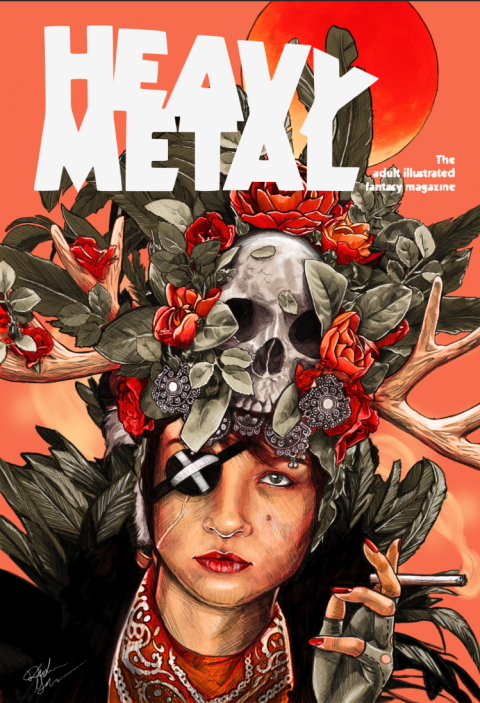 Mock Heavy Metal Cover Poster