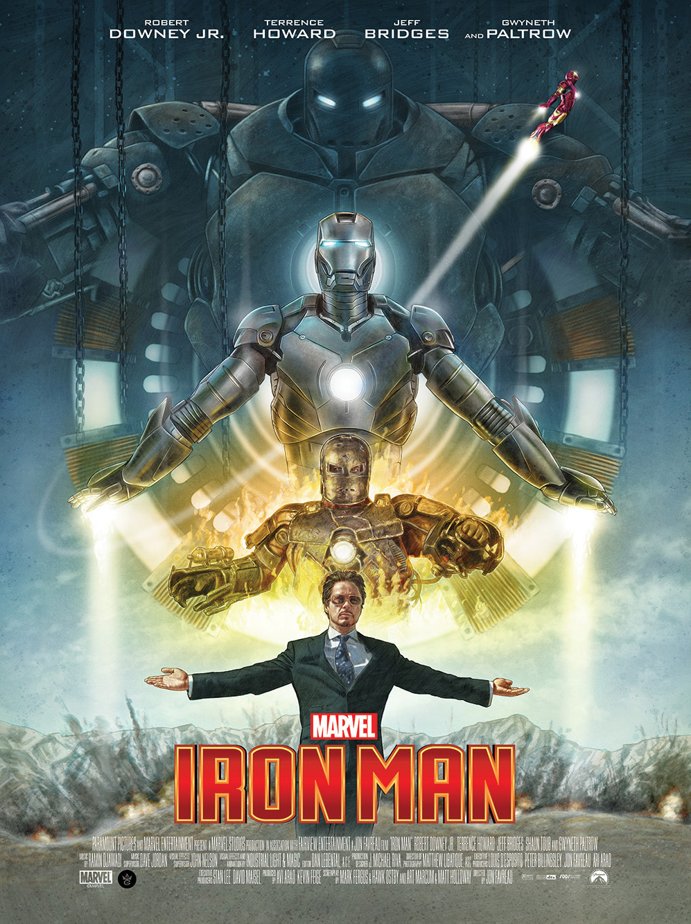 Iron Man 10th Anniversary Alternative Movie Poster | Neil Davies