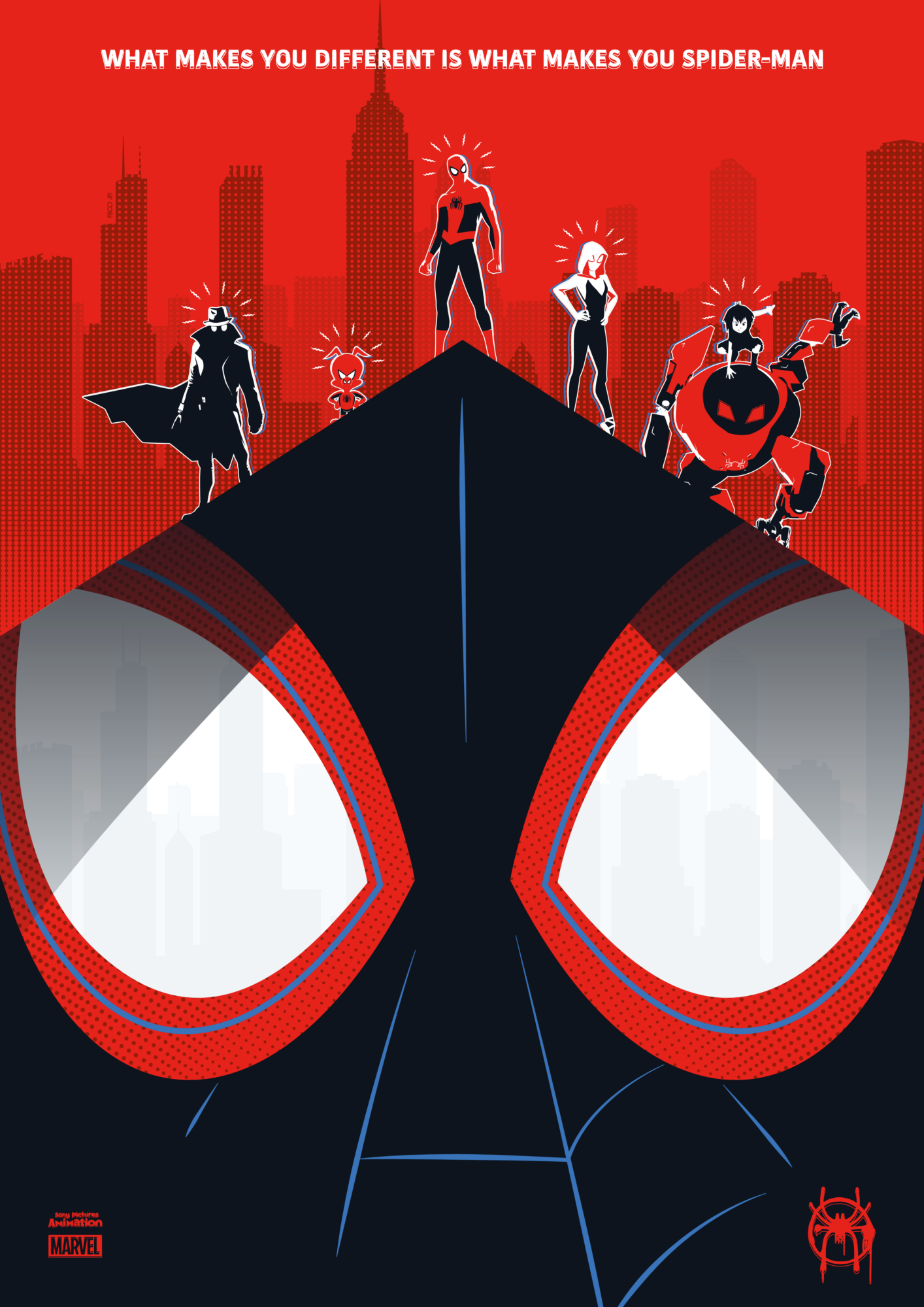 SPIDER-MAN: INTO THE SPIDER-VERSE Poster Art - PosterSpy