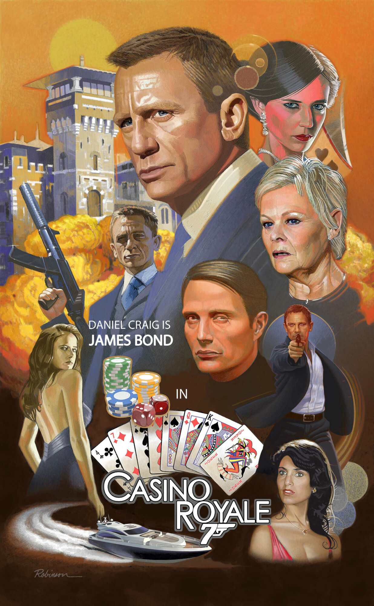 cast members of bond movie casino royal