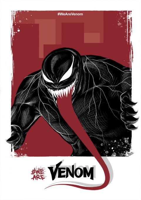 Venom breaks the fourth wall