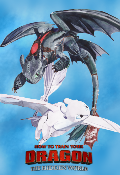 How To Train Your Dragon: The Hidden World (dulled)