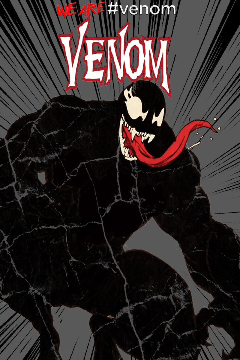 Marvel Venom Comic Cover Poster