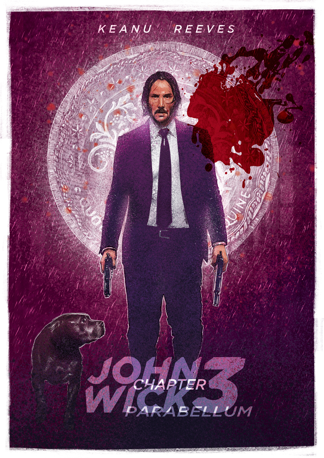 John Wick Chapter 3 Parabellum Alternative Movie Poster Mark Levy Art Posterspy