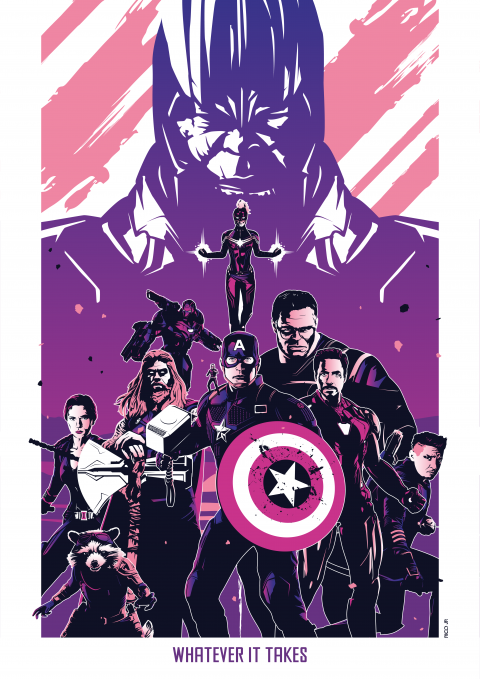 ENDGAME Thanos Poster Art