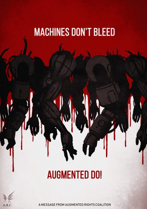 Deus Ex: Mankind Divided inspired poster