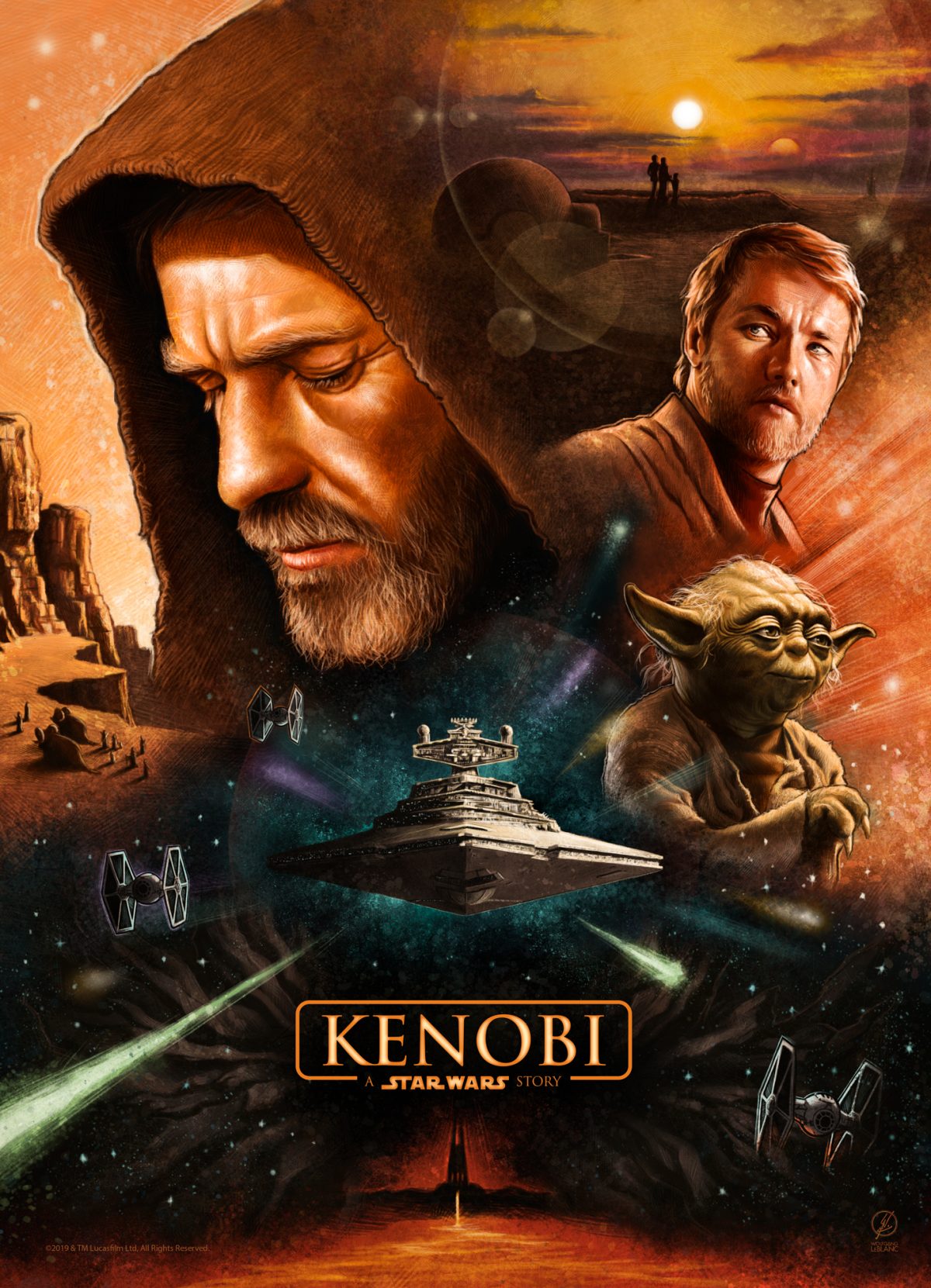 Kenobi A Star Wars Story Poster PosterSpy