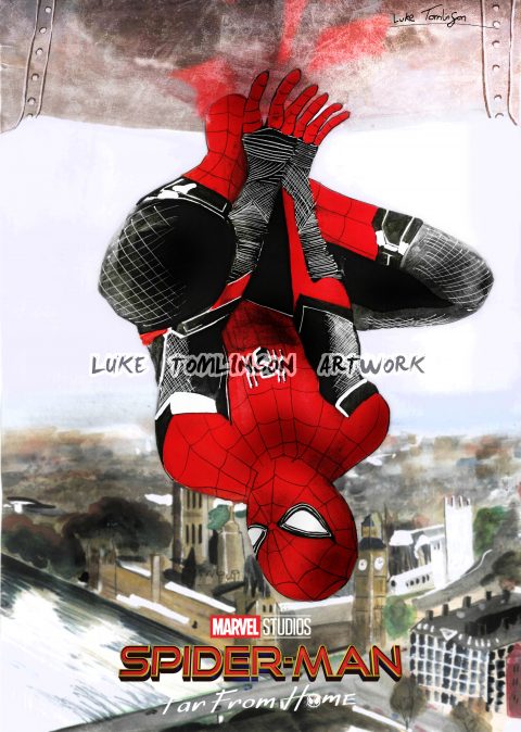 Spider-Man: Far From Home (London, Upside Down)