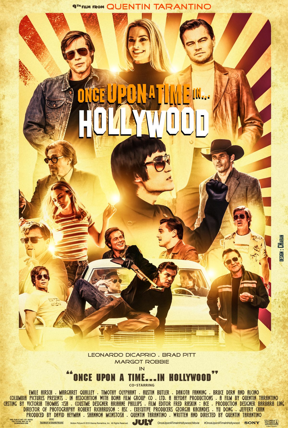 Once Upon A Time In Hollywood Posterspy