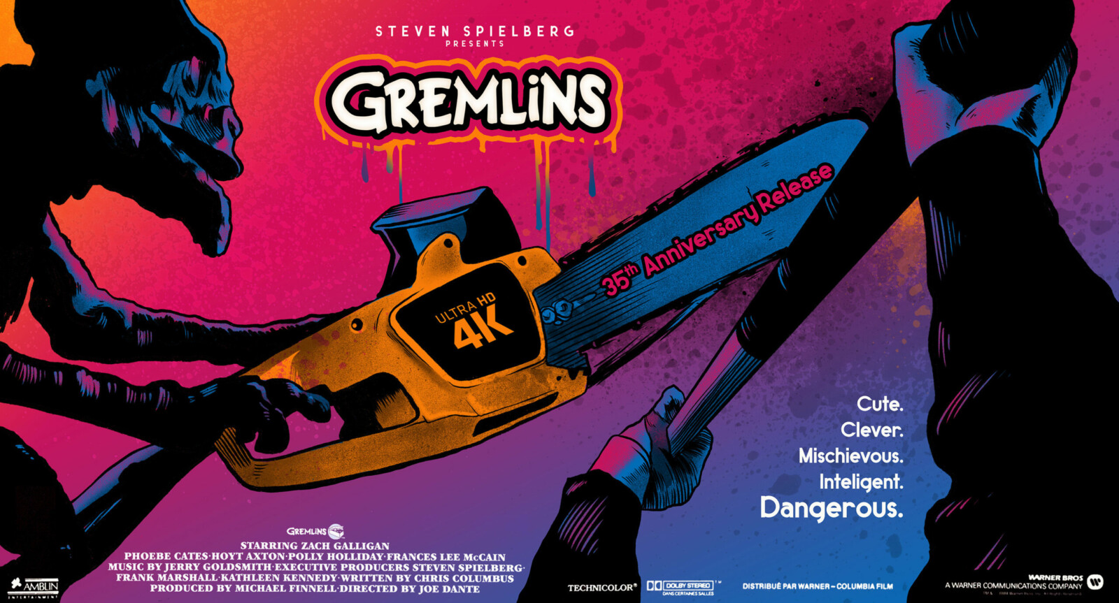 Gremlins 4K Release Poster, Rjartworks