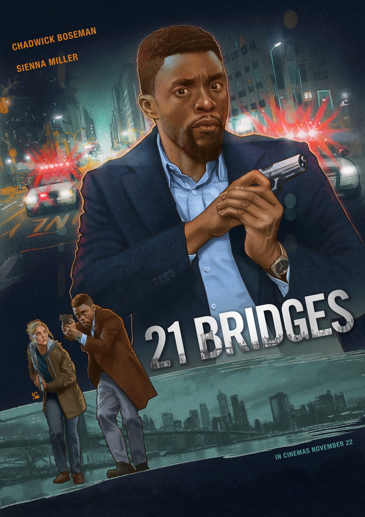 21 Bridges alternative movie poster - PosterSpy