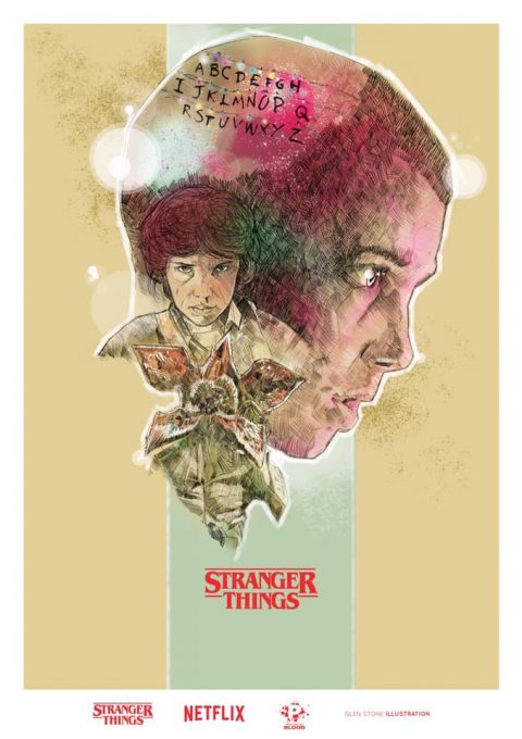 STRANGER THINGS – VISIONS FROM THE UPSIDE DOWN ARTWORK…