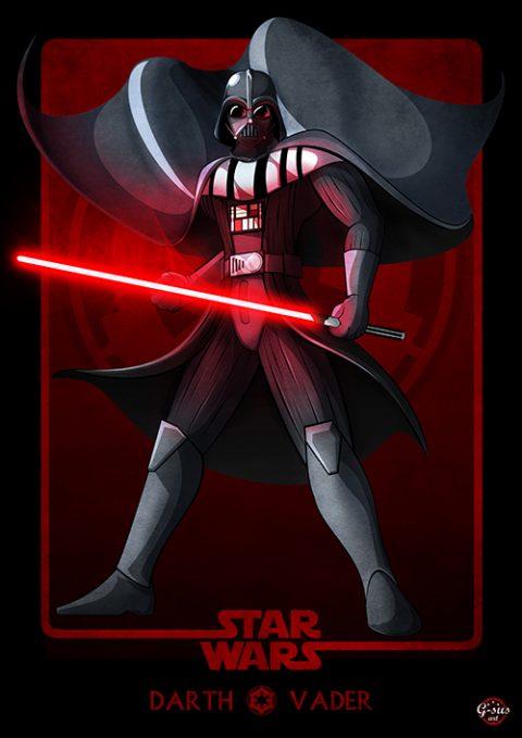 G-SUS ART STAR WARS DARTH VADER ART PRINT
