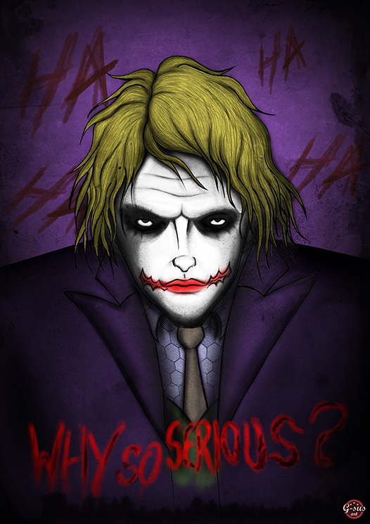 joker poster why so serious