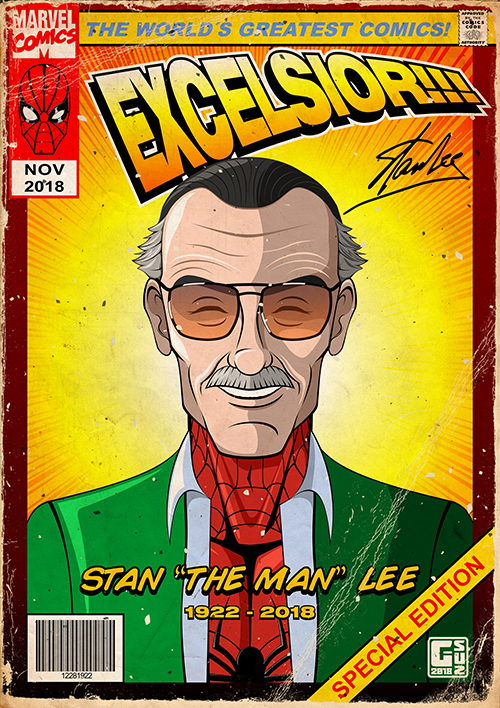 Memorial De Stan Lee Busto Figura Adorno