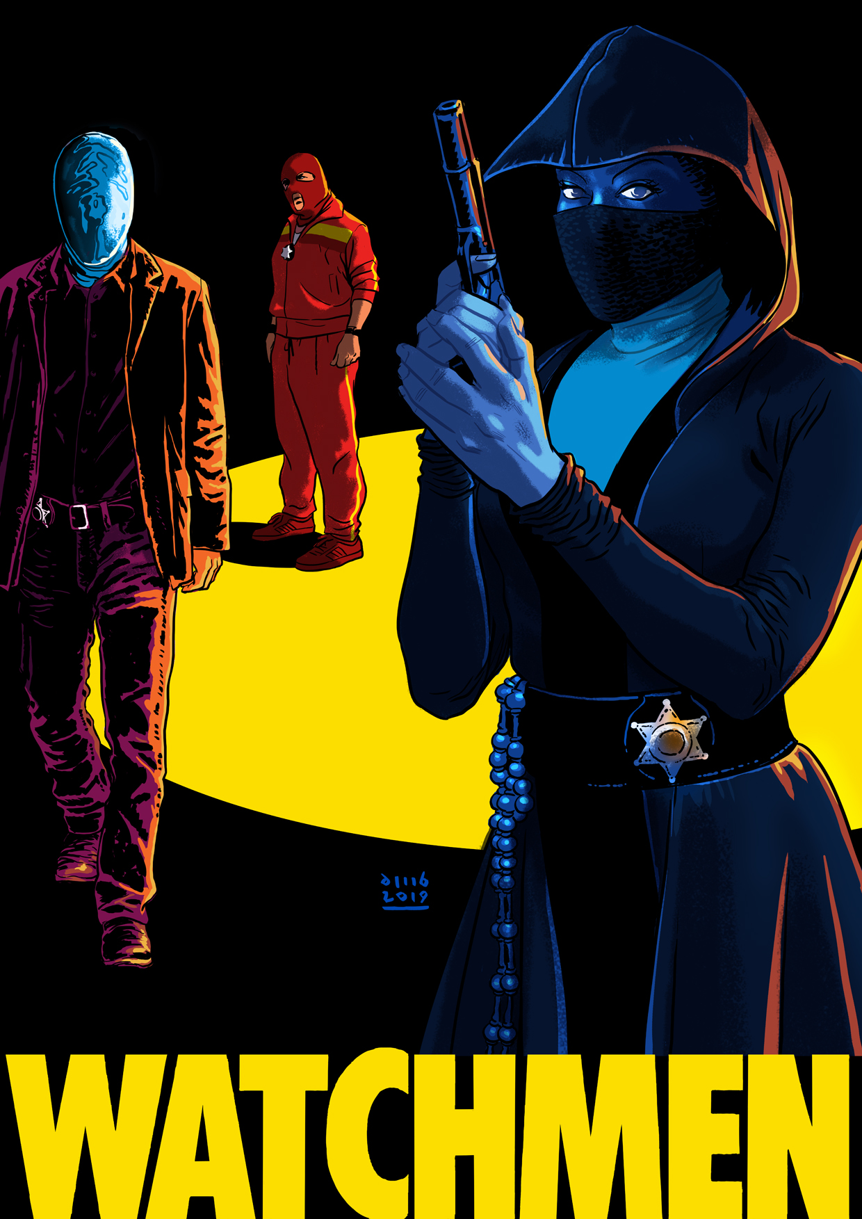 watchmen-art-by-david-m-buisan-watchmen-hbo-watchmen-comic-book