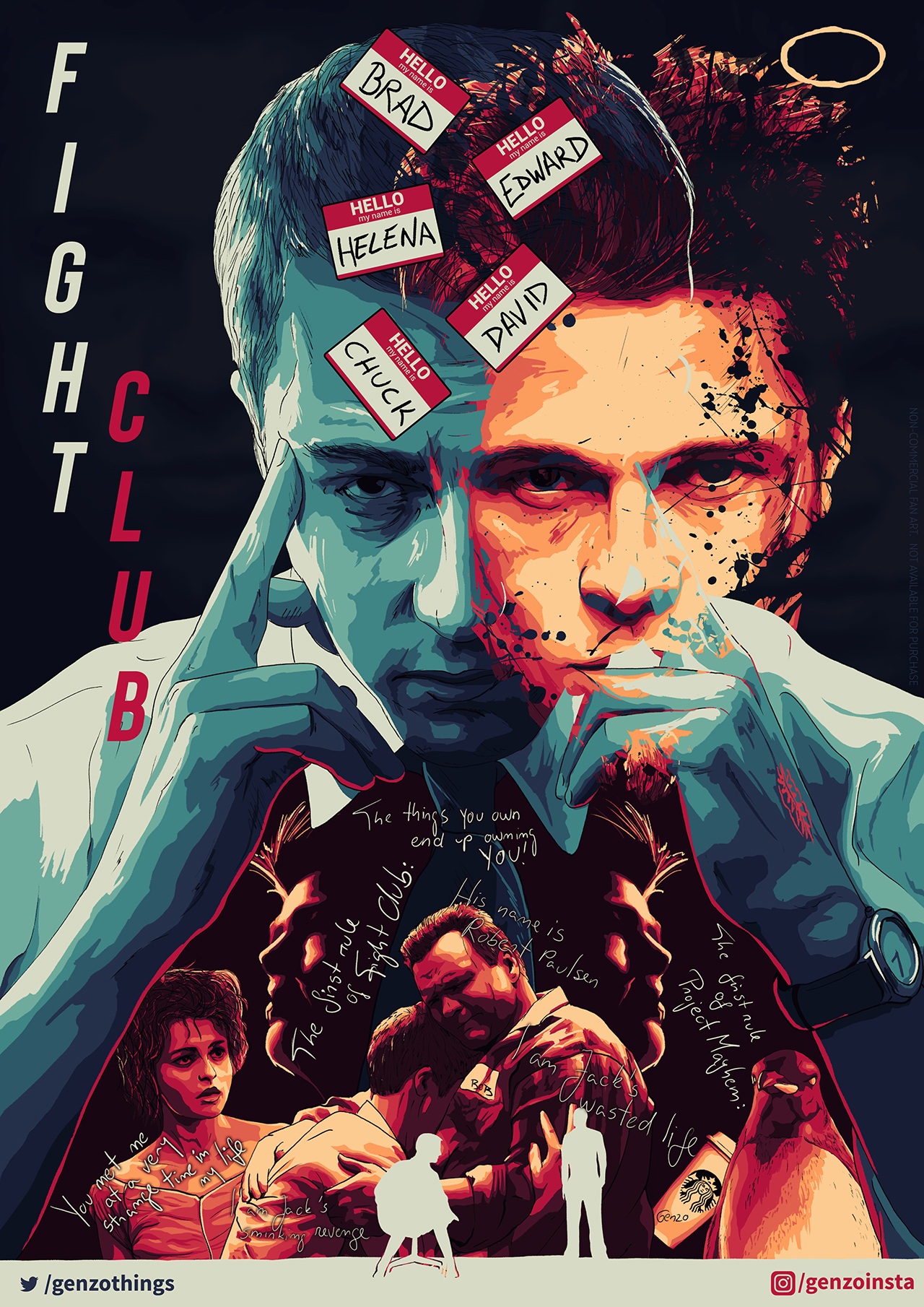 Fight Club | Poster By Genzo