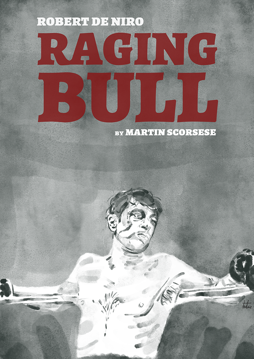raging bull colorized
