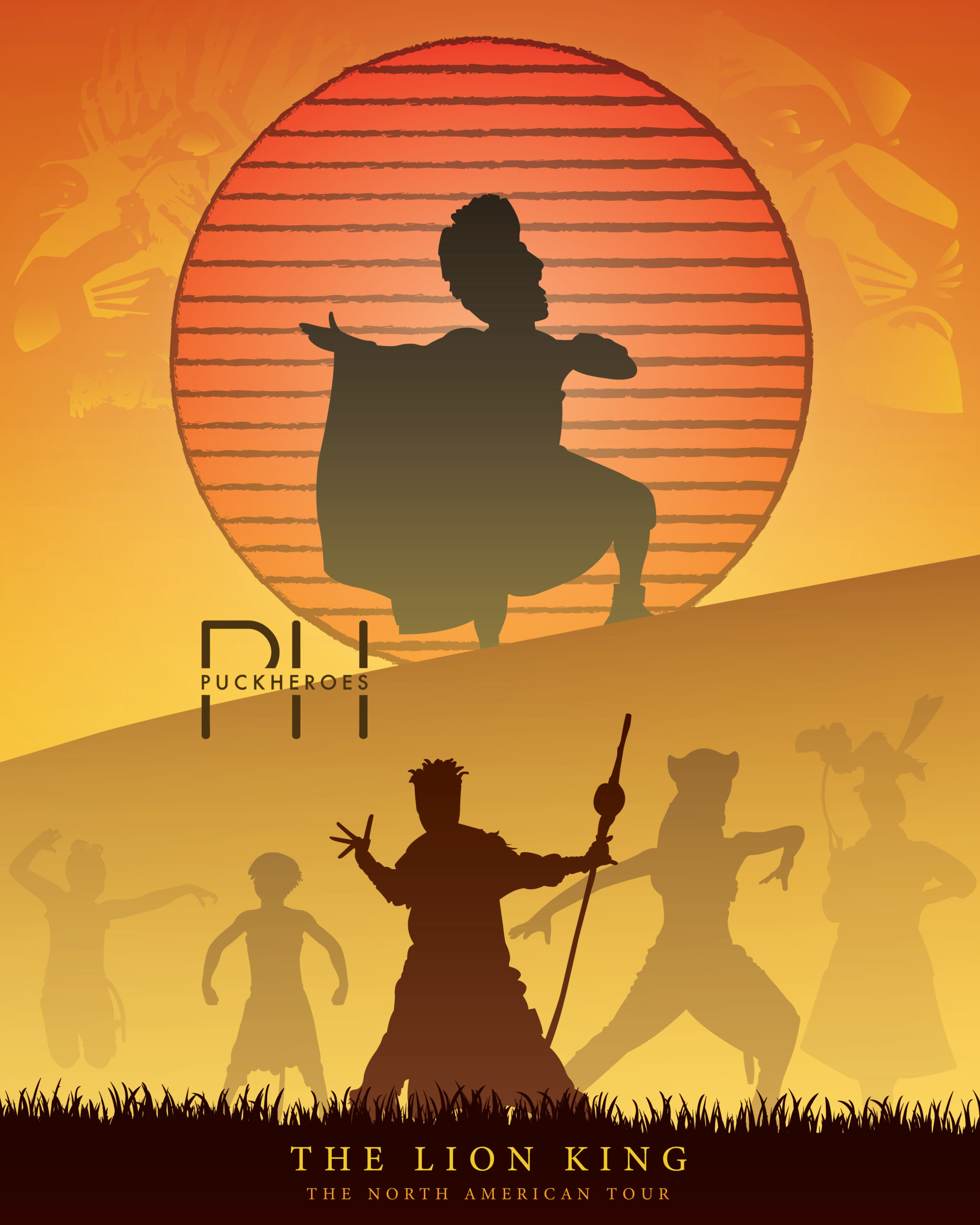 The Lion King The Musical National Tour Poster By Puckheroesart the-lion-king-the-musical-national-tour-poster-by-puckheroesart