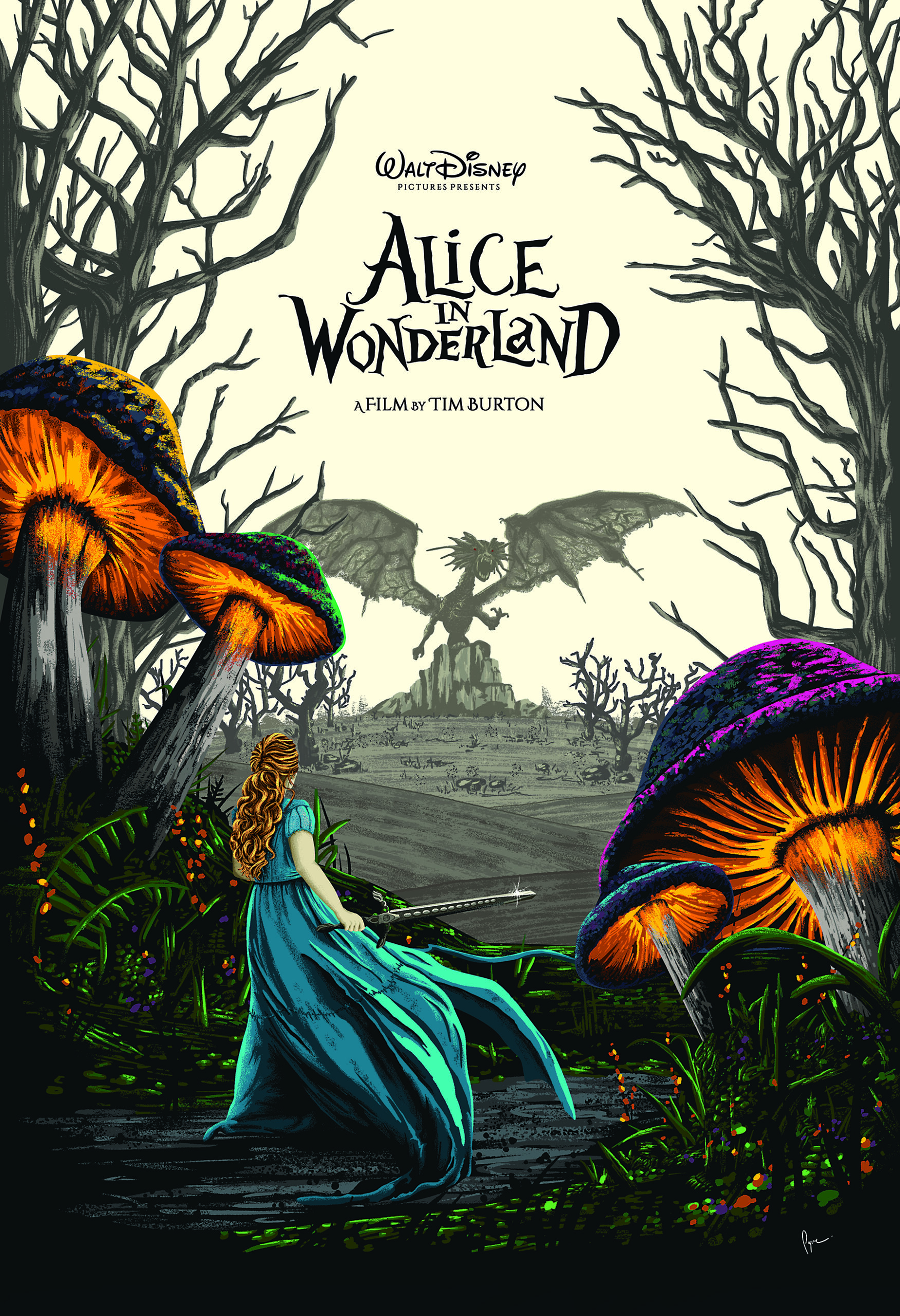 Alice Im Wunderland Hintergrund Burton