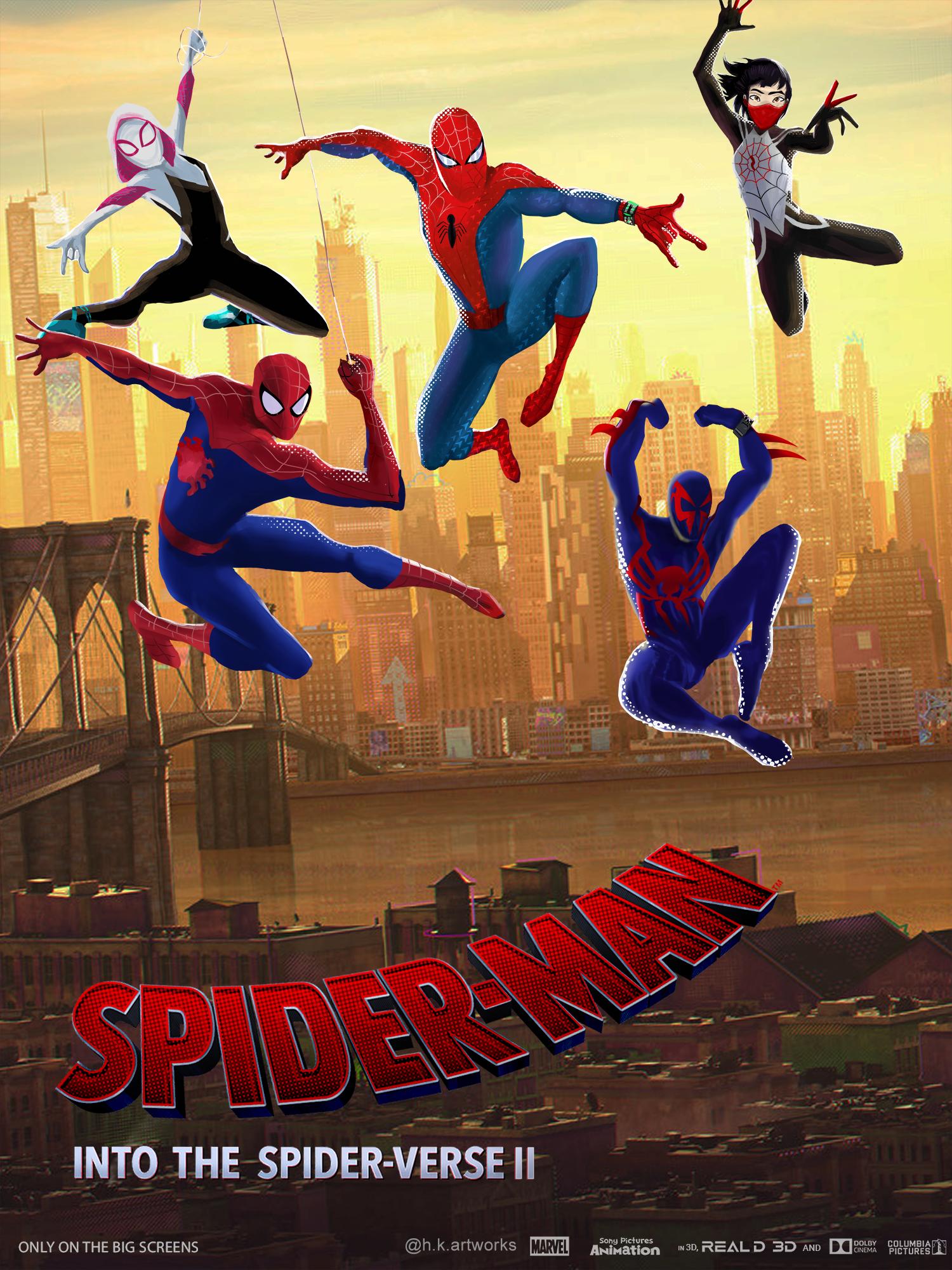 i made Spider-man : Into the spider-verse 2 Poster! hope you like it! it .....