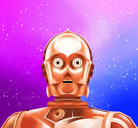 C3PO – Star Wars Tribute Art