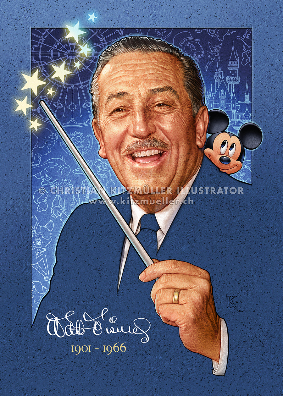 walt disney biography poster