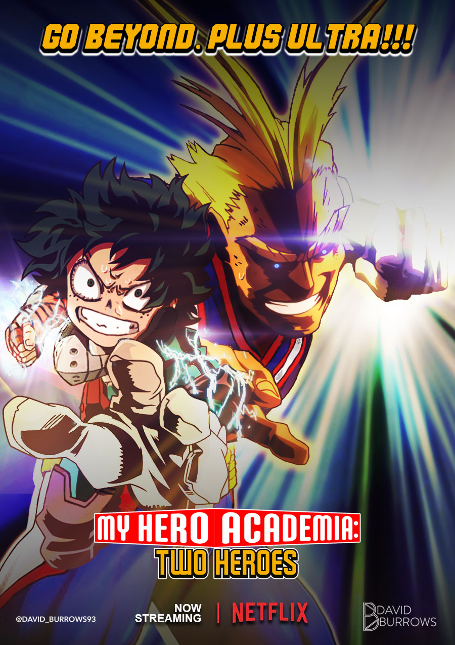 My Hero Academia Two Heroes Netflix Poster - Posterspy