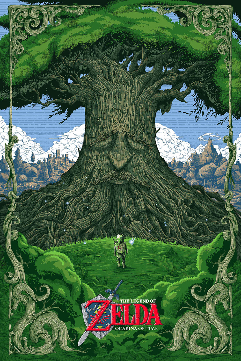 POSTER - THE LEGEND OF ZELDA: OCARINA OF TIME