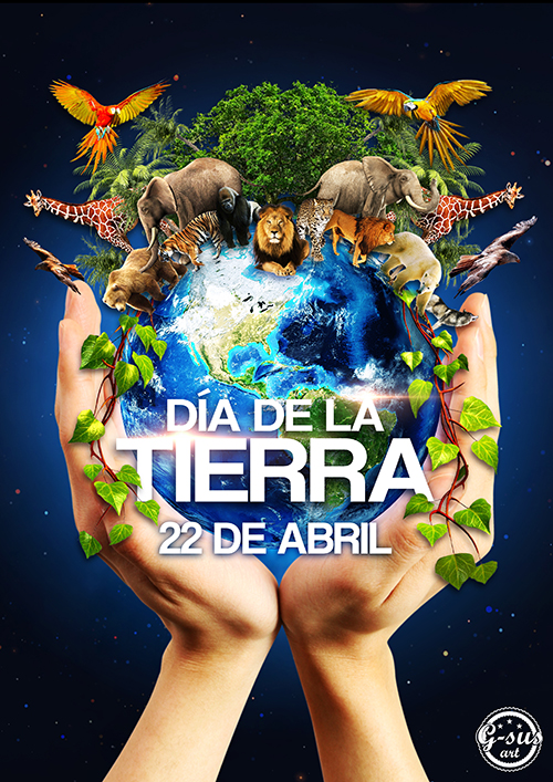 G Sus Art DÍa De La Tierra Earth Day Art Print G Sus Art Posterspy