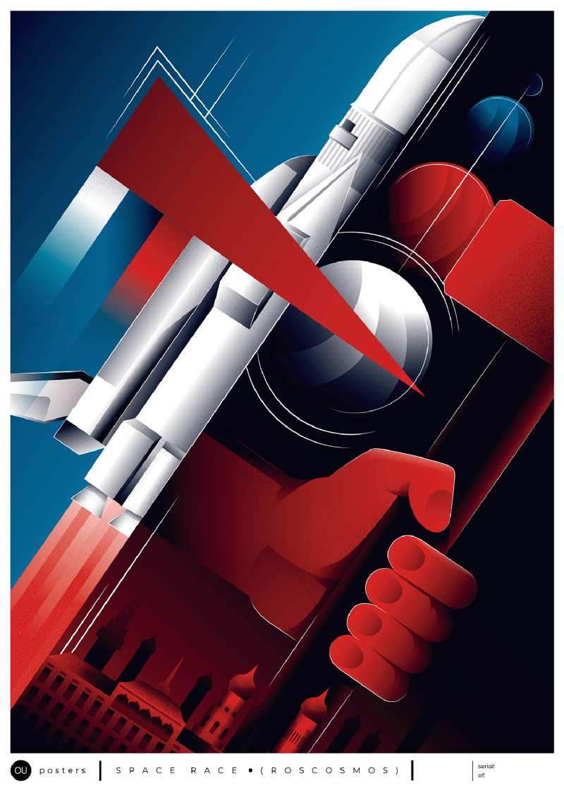 Space Race Roscosmos | Poster By Ouartwork