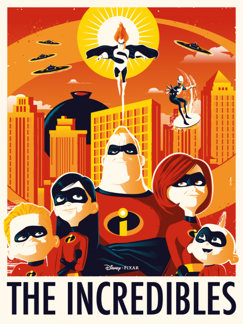 Official THE INCREDIBLES Poster