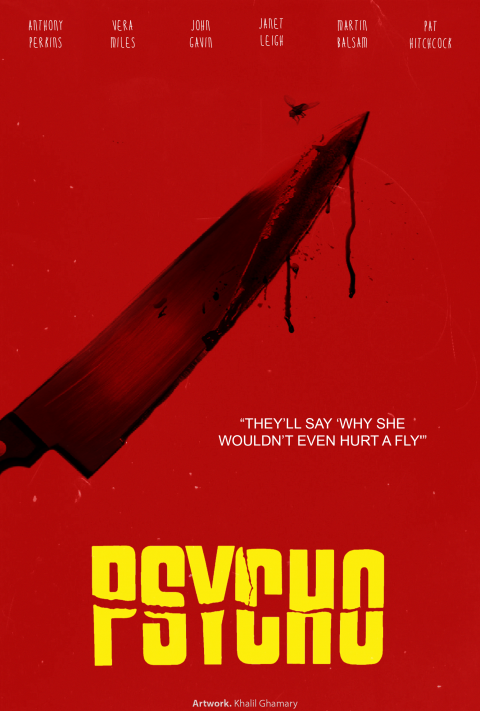 Psycho – Minimalist Movie Poster