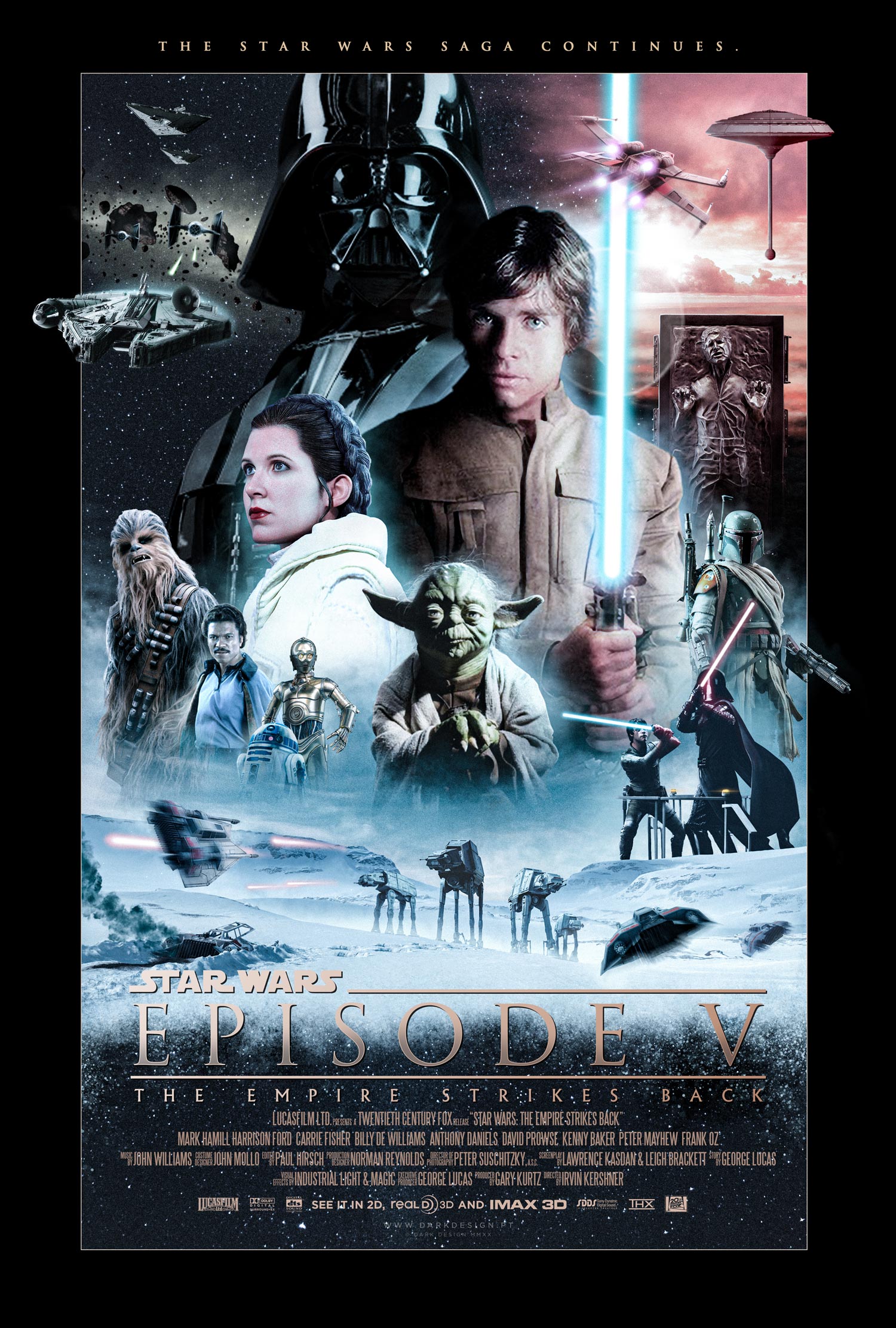 Desgracia olvidadizo Iluminar Star Wars Episode V: The Empire Strikes Back | PosterSpy