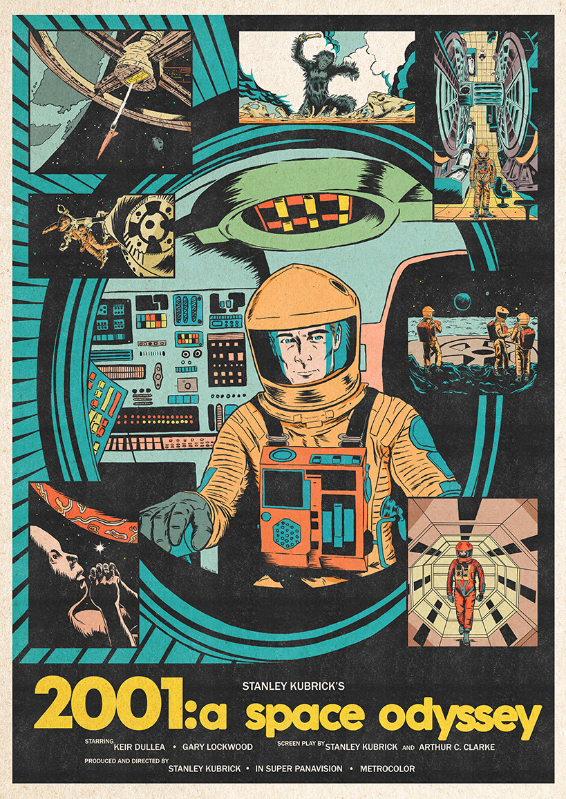 2001: A Space Odyssey | Poster By Vansaiyan