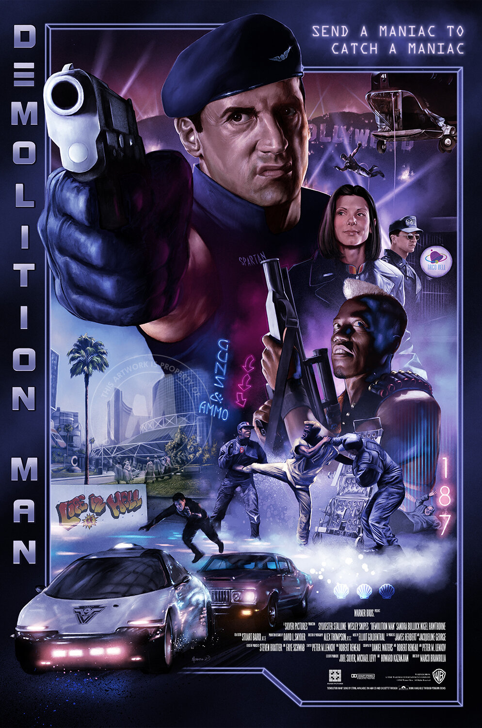 Demolition Man DaveMerrell PosterSpy