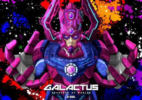 G-SUS ART GALACTUS DEVOURER OF WORLDS V1 ART PRINT