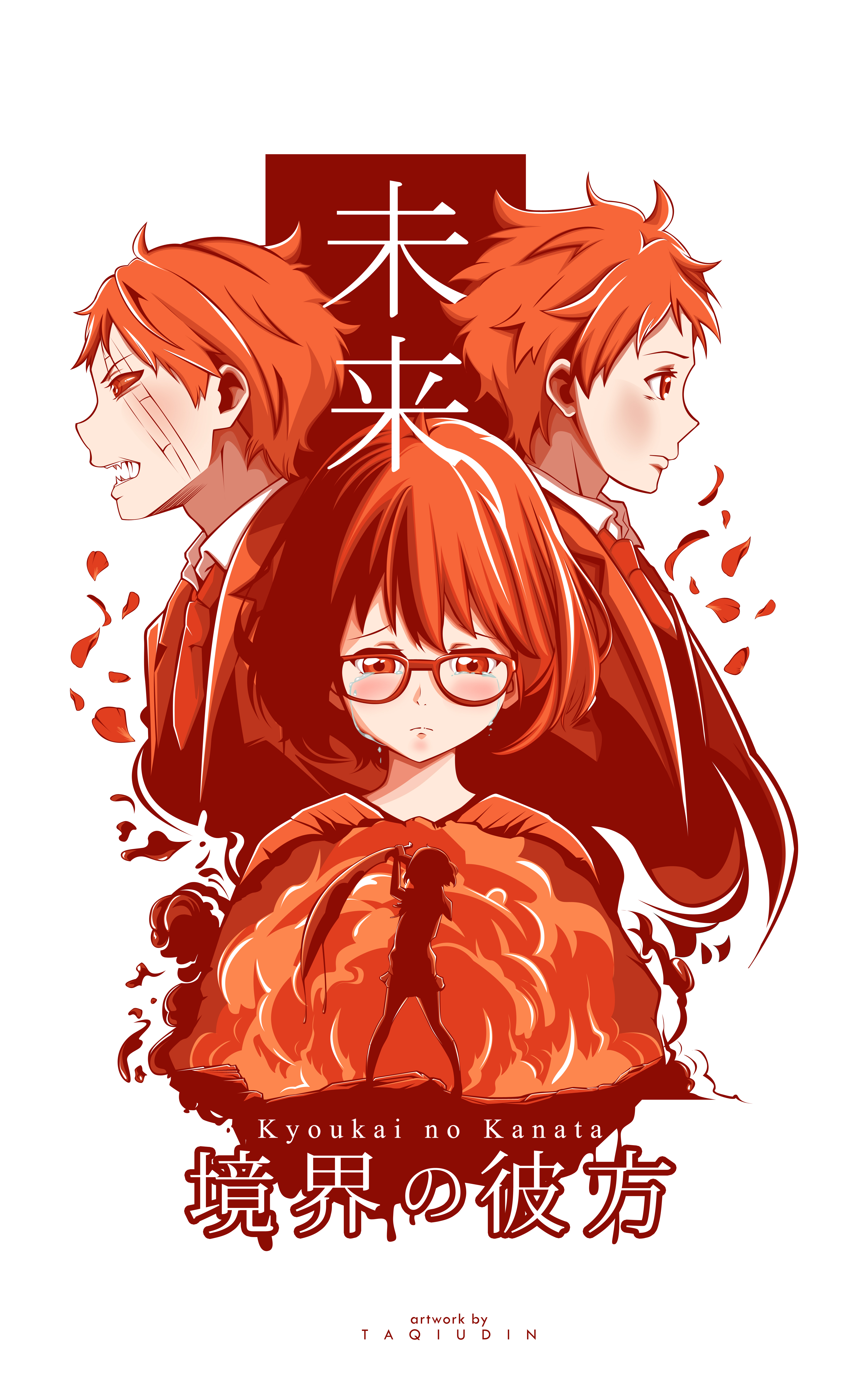 Kyoukai No Kanata Poster for Sale by tropicalsuits