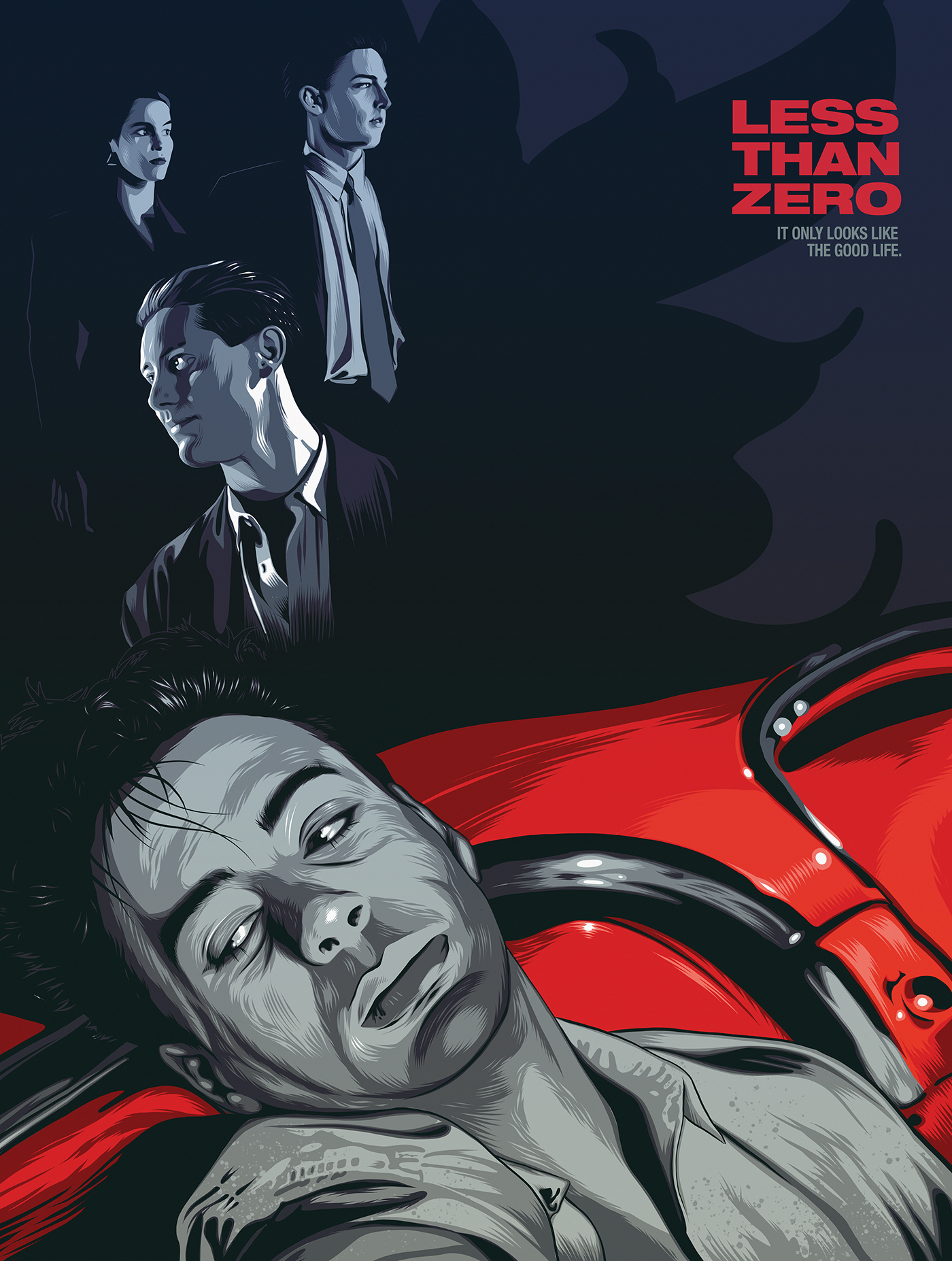 Less Than Zero Graphixjames PosterSpy