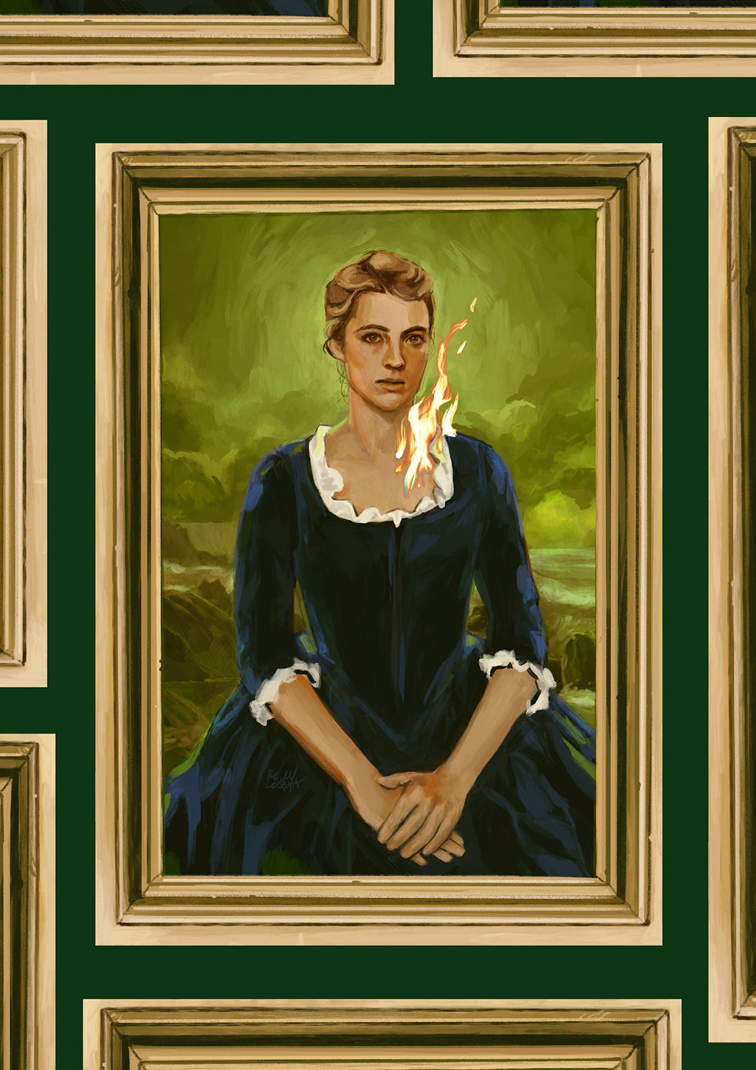 Portrait Of A Lady On Fire Poster By Rellygc