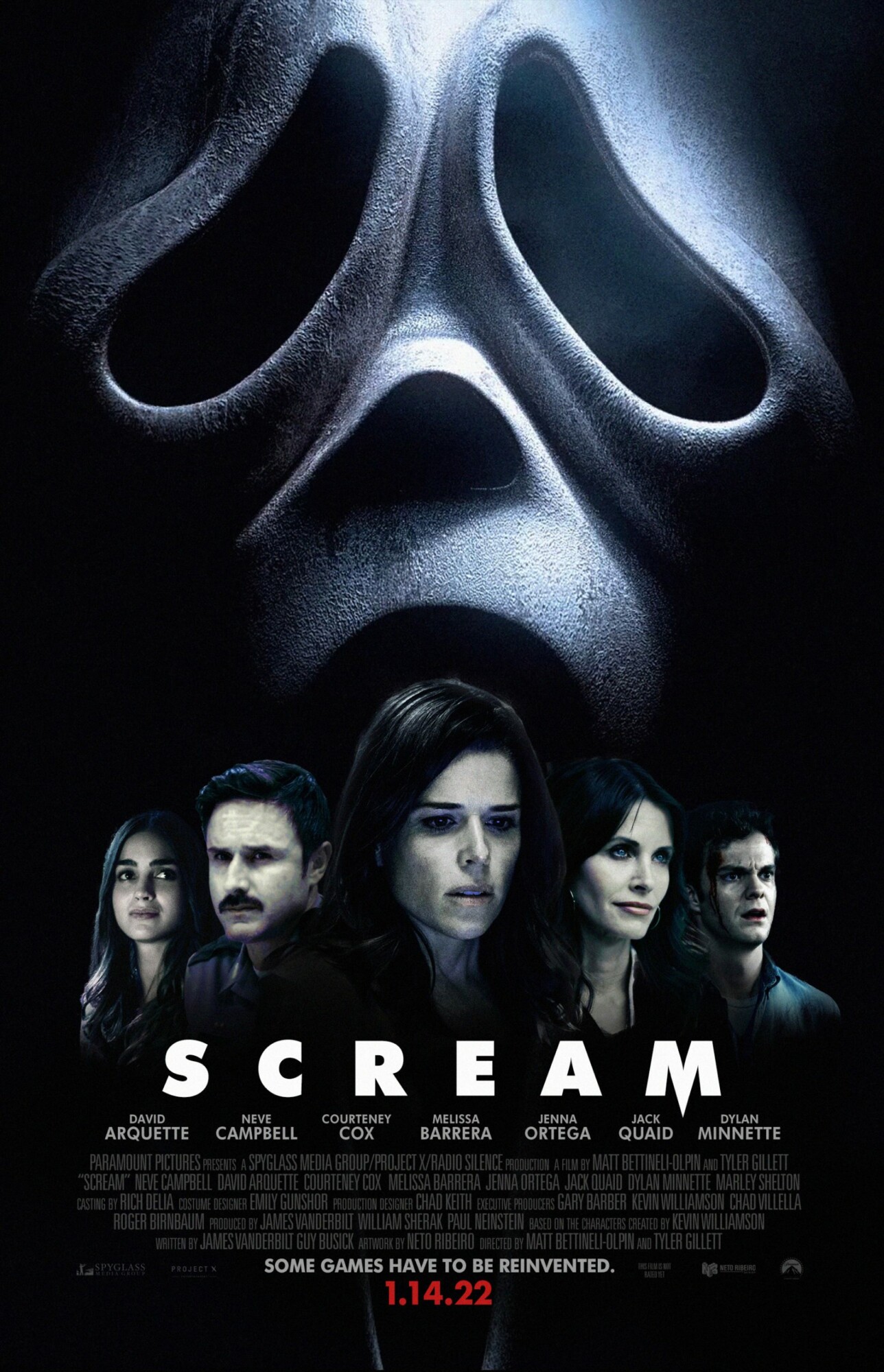 Scream / Scream 5 (2022) Poster Nrib_design PosterSpy