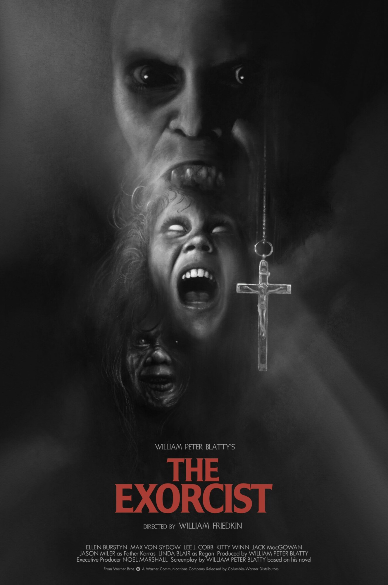 The Exorcist Poster By Nickchargeart 1809