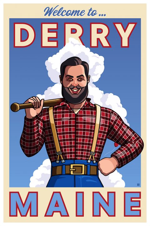 Derry, ME Travel Poster