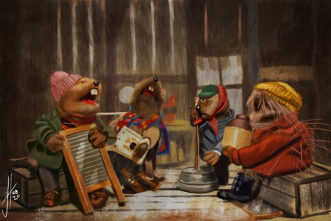 Emmet Otter’s Jug Band Christmas Alternative Poster