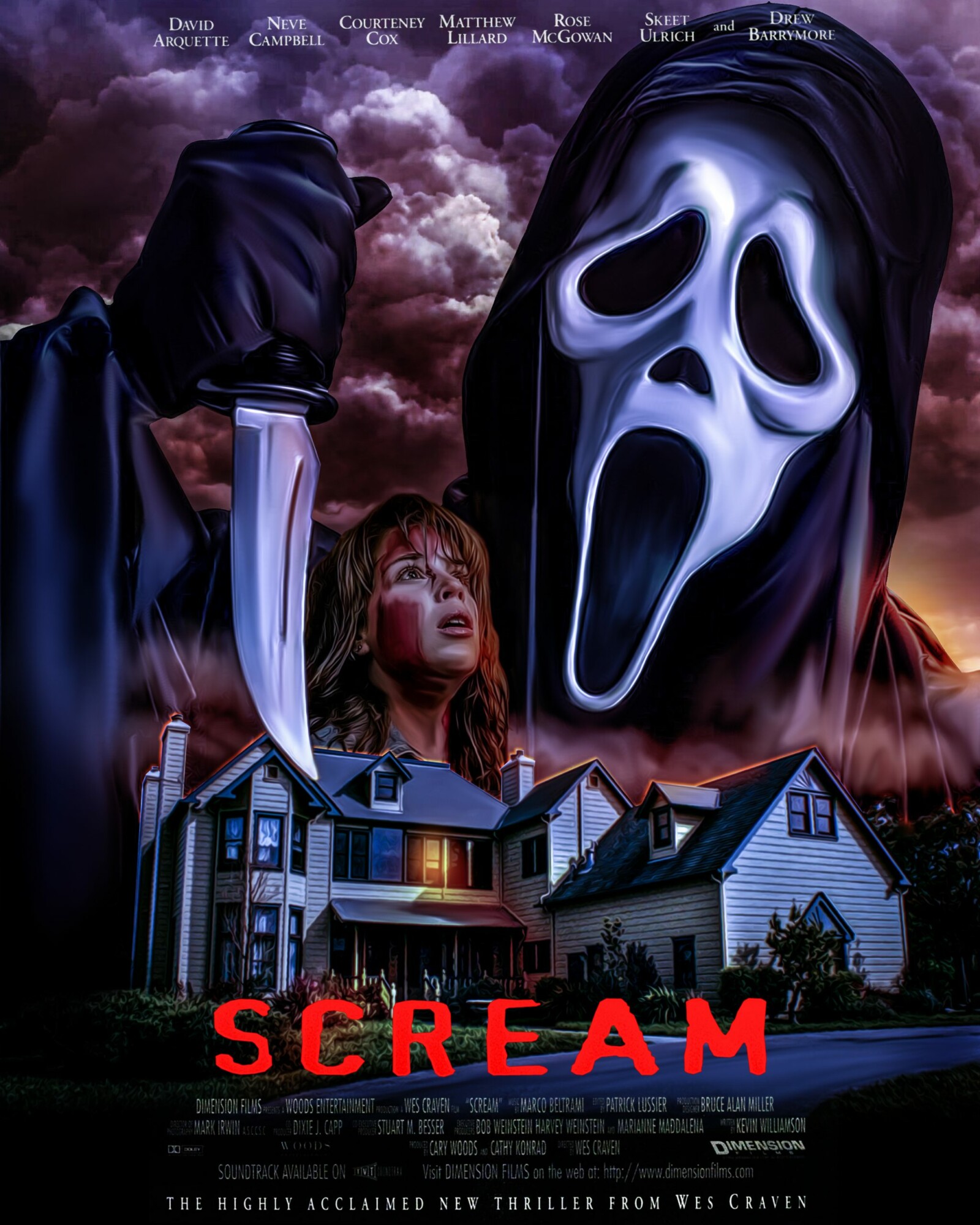 Scream Alternate Poster Neil Fraser Graphics PosterSpy