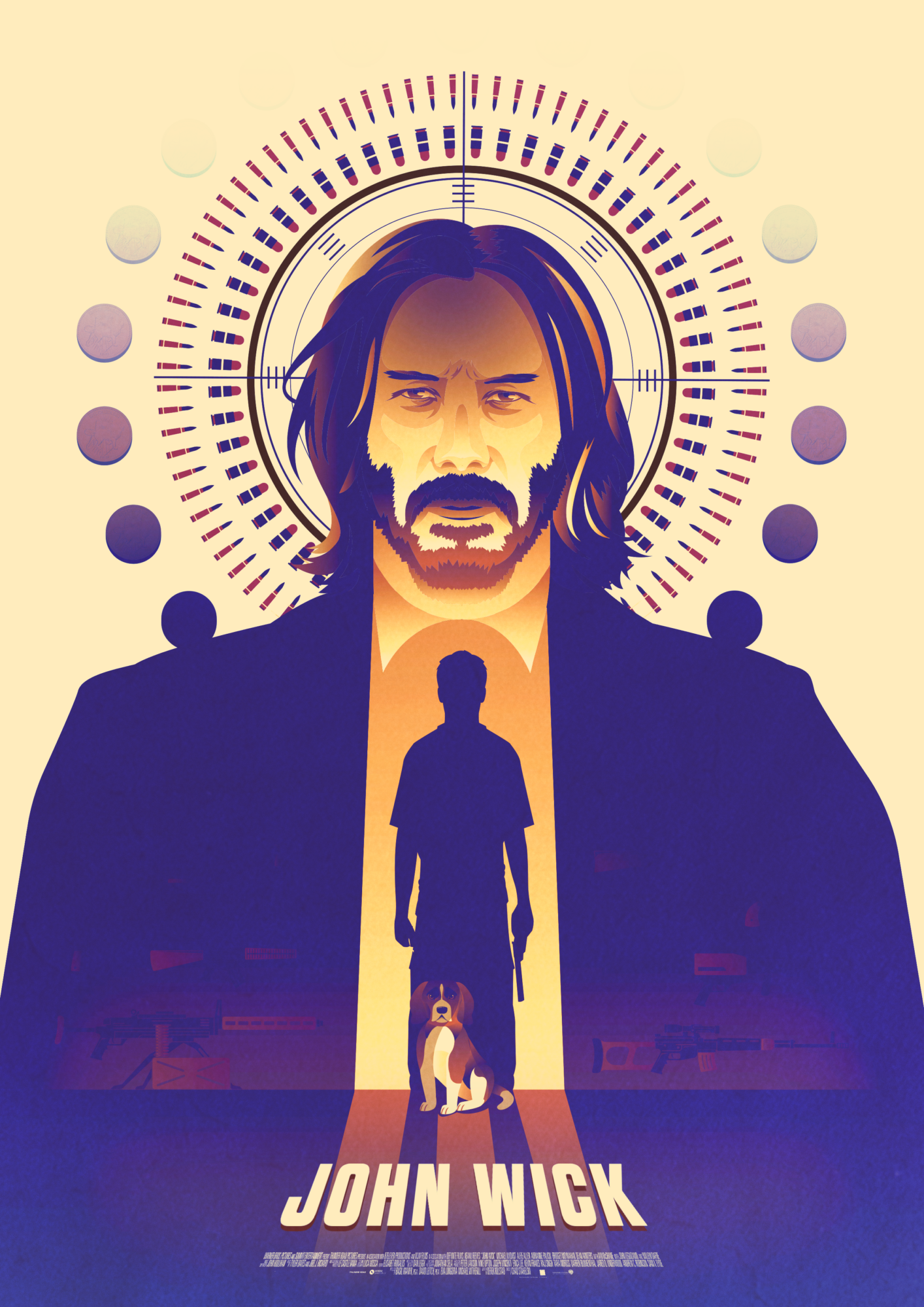 John Wick (2014)  Keanu reeves, John wick, Movie posters