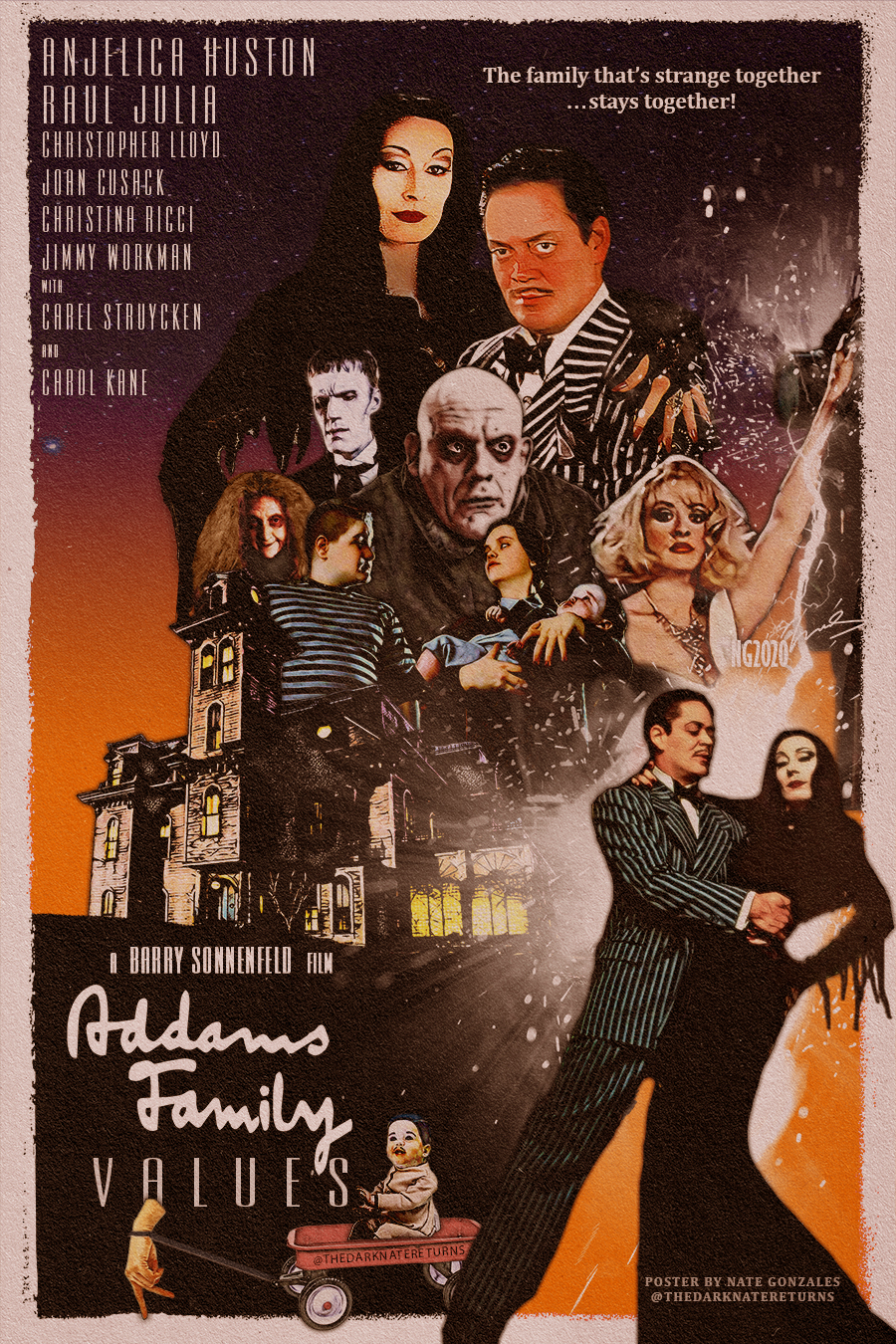 download the values of the addams family