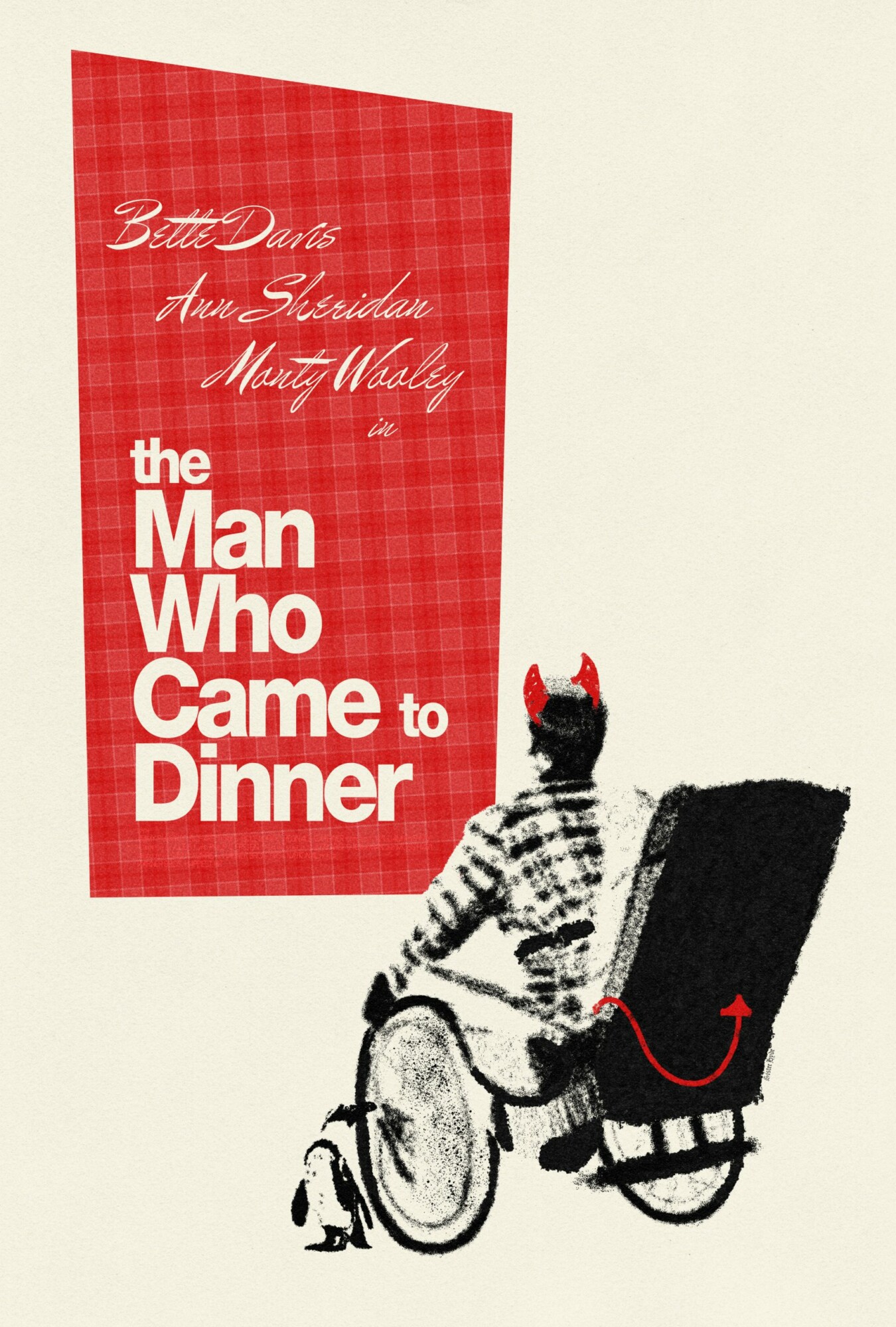 The Man Who Came To Dinner Poster By Sister Hyde