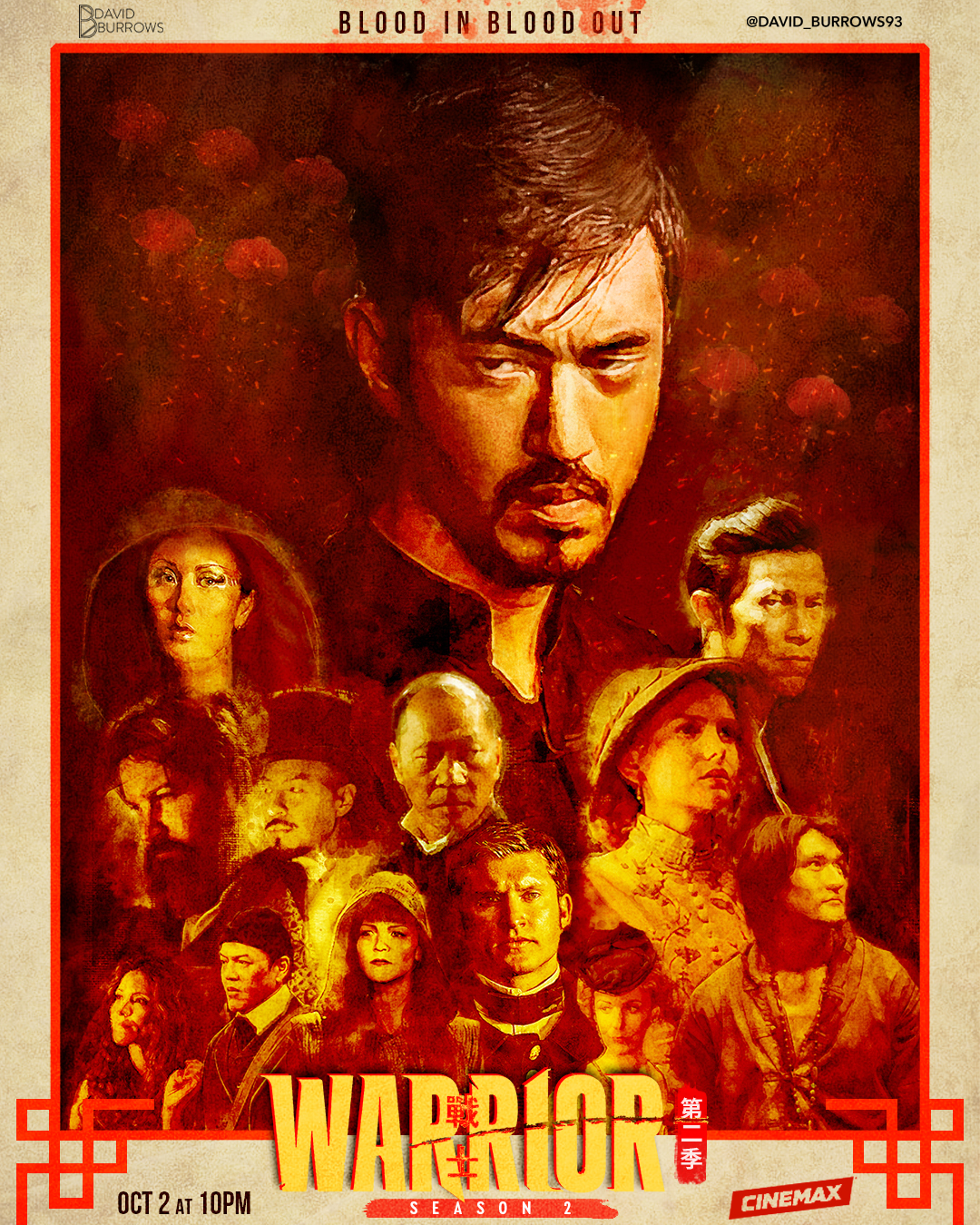 Warrior Season 2 Cinemax Poster - PosterSpy