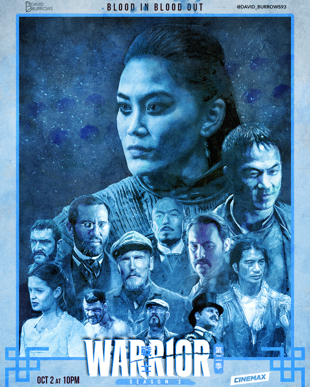 Warrior Season 2 Cinemax Poster, Davidburrows93